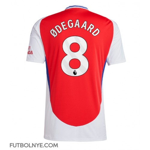 Camiseta Arsenal Martin Odegaard #8 Primera Equipación 2024-25 manga corta